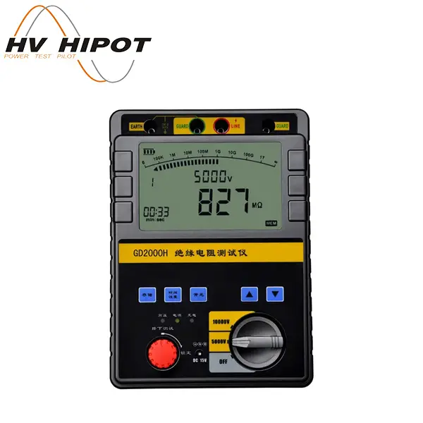 GD2000H 10kV Insulation Resistance Tester